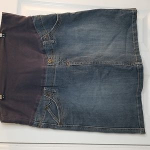 MATERNITY DENIM SKIRT